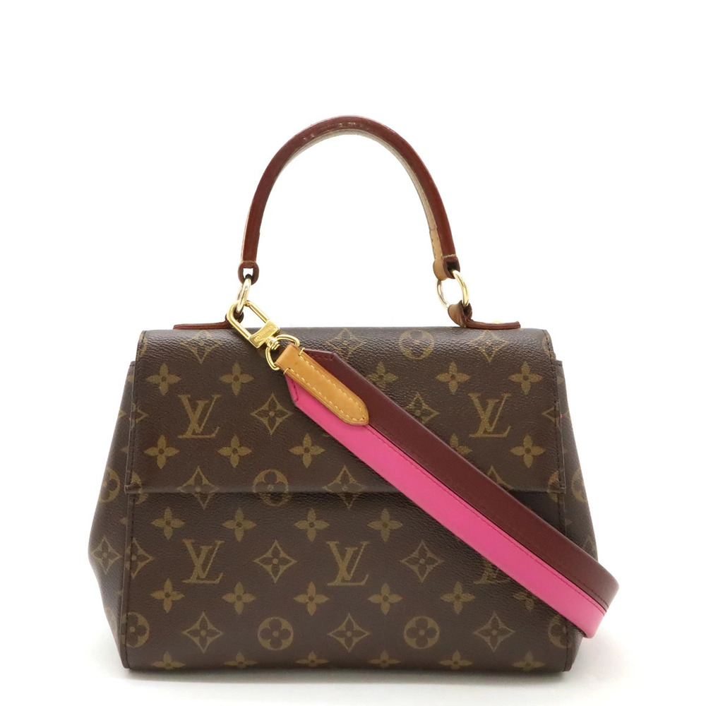 LOUIS VUITTON Monogram Cluny 2way Shoulder Bag Rose Pink